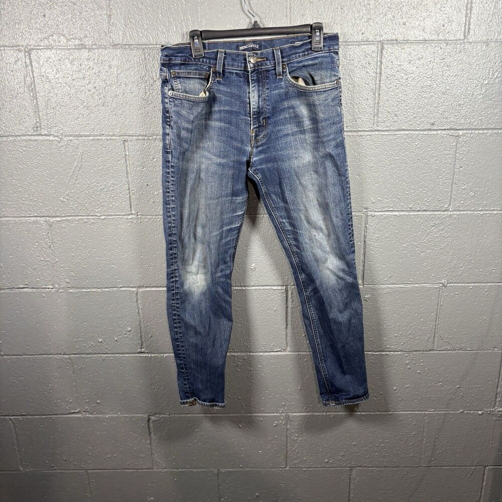 J Crew Mercantile Flex Jeans Mens 32x30 Slim Stretch Denim Casual Core